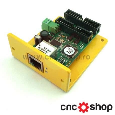 Interfata ethernet pt controlul CNC cu Mach3/UCCNC .